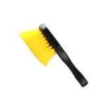 Cepillo de cerdas largas de limpieza de mango corto multifuncional para neumáticos de automóviles de 5 uds.