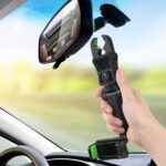 Espejo retrovisor para coche Soporte para teléfono móvil Almohada Soporte universal para teléfono móvil para coche, H02