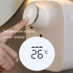 Dispensador de jabón con Sensor automático inteligente X101, lavadora de manos de espuma recargable USB montada en la pared - Imagen 4