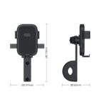 Soporte para teléfono móvil Q1 para motocicleta, espejo retrovisor de Metal, soporte para bicicleta, Metal Rearview Mirror Bicycle Bracket - Imagen 2