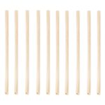 10 PCS Jugo Café Perla Leche Té Paja de bambú degradable natural, Estilo:, 20cm Oblique