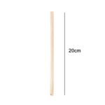 10 PCS Jugo Café Perla Leche Té Paja de bambú degradable natural, Estilo:, 20cm Oblique - Imagen 3