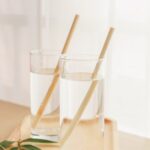 10 PCS Jugo Café Perla Leche Té Paja de bambú degradable natural, Estilo:, 20cm Oblique - Imagen 6