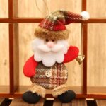 Adornos colgantes para decoración del hogar, muñecas, decoraciones para árboles de Navidad, 2 uds.