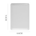 2 PCS Notebook Espejo portátil Escritorio Espejo de un solo lado, Blanco, Plata, Oro de rosa - Imagen 3