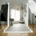 1.5m x 2.1m ventana de ladrillo foto estudio fotografía fotografía 3d fondo