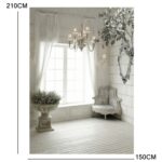 1.5m x 2.1m ventana de ladrillo foto estudio fotografía fotografía 3d fondo - Imagen 3