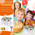 4 soportes para piruletas de 20 agujeros, soporte para palitos de aperitivos., Snack Stick Display Stand - Imagen 3