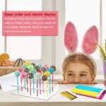 4 soportes para piruletas de 20 agujeros, soporte para palitos de aperitivos., Snack Stick Display Stand - Imagen 4