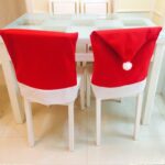 Silla trasera Santa Cláusula Red Hat for Home Año Nuevo Decoración - Imagen 2