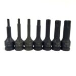 7 PCS / Set Herramienta de juego de dados de lote de presión neumática de 3/8 pulgadas, 7093 T Type