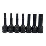 7 PCS / Set Herramienta de juego de dados de lote de presión neumática de 3/8 pulgadas, 7092 M Type