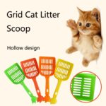 10 PCS 93817 Suministros de limpieza para mascotas Grid Cat Litter Scoop Color Partido aleatorio - Imagen 2
