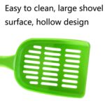 10 PCS 93817 Suministros de limpieza para mascotas Grid Cat Litter Scoop Color Partido aleatorio - Imagen 5