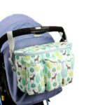 Bolsa de almacenamiento multifuncional para cochecito de bebé, Denglin Deer