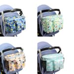 Bolsa de almacenamiento multifuncional para cochecito de bebé, Yellow Zoo + Side Pocket - Imagen 2