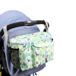 Bolsa de almacenamiento multifuncional para cochecito de bebé, Denglin Deer + Lateral Pocket