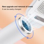 Peine eléctrico para mascotas Gato y perro Cepillado Limpieza Secador de pelo, EU Plug - Imagen 3