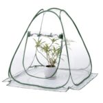 Invernadero plegable portátil para jardinería que protege la lluvia, 70x70x80cm
