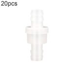 Válvula de retención de la tráquea de la bomba de oxígeno del tanque de peces de 20 piezas, 10mm (White)