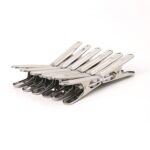 20 piezas multifuncional de acero inoxidable para lavandería carpeta pinza de almacenamiento de ropa