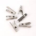 20 piezas multifuncional de acero inoxidable para lavandería carpeta pinza de almacenamiento de ropa - Imagen 4