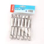 20 piezas multifuncional de acero inoxidable para lavandería carpeta pinza de almacenamiento de ropa - Imagen 5