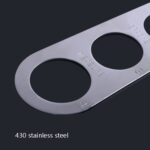 5 PCS MS-233 Dispositivo de cinta de acero inoxidable Ruler de fideos - Imagen 3