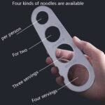 5 PCS MS-233 Dispositivo de cinta de acero inoxidable Ruler de fideos - Imagen 4