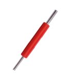 Llave de núcleo de válvula de 20 uds, llave de aire acondicionado para coche, rueda, neumático, boca de aire, herramienta de interruptor de doble uso, Valve Core Wrench Key