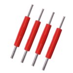 Llave de núcleo de válvula de 20 uds, llave de aire acondicionado para coche, rueda, neumático, boca de aire, herramienta de interruptor de doble uso, Valve Core Wrench Key - Imagen 2