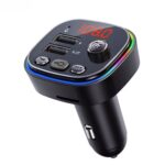 Reproductor de música MP3 Bluetooth para coche USB con luces de colores, C20, C21