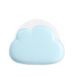 ZAY-L02 Dormitorio Linda Nube USB Luz Nocturna, ZAY-L02 Blue
