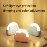 ZAY-L02 Dormitorio Linda Nube USB Luz Nocturna, ZAY-L02 Pink - Imagen 2