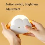 ZAY-L02 Dormitorio Linda Nube USB Luz Nocturna, ZAY-L02 Pink - Imagen 3