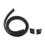 Ala superior de pasta de cola universal para automóvil, 3.5cm Matte Black