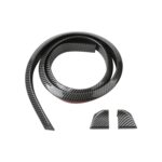 Ala superior de pasta de cola universal para automóvil, 4.5cm Carbon Fiber Black