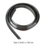 Ala superior de pasta de cola universal para automóvil, 4.5cm Matte Black - Imagen 3