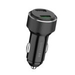 Cargador de coche de carga rápida de doble puerto QIAKEY, TM328