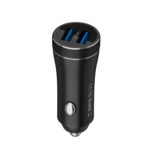 Cargador de coche de carga rápida de dos puertos, QIAKEY BK913