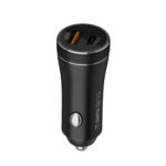 Cargador de coche de carga rápida de dos puertos, QIAKEY BK919
