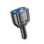 Cargador de coche Ozio, enchufe de conversión de encendedor de cigarrillos, cargador de parpadeo rápido USB para coche, CL48Q Black, CL48Q Blue, CL48 PD Black, CL48 PD Blue