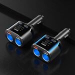 Cargador de coche Ozio, enchufe de conversión de encendedor de cigarrillos, cargador de parpadeo rápido USB para coche, CL48Q Black, CL48Q Blue, CL48 PD Black, CL48 PD Blue - Imagen 2