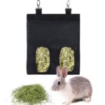 2 bolsas de almacenamiento de heno colgantes para hámster pequeño para mascotas., Small