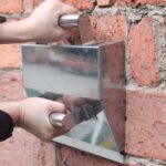 Herramientas de pintura de pared de cimenter de acero inoxidable Q02P