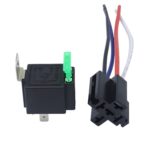 5 juegos JD2912 relé de coche de 4 pines con fusible, 12V