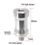 Adaptador de tornillo de 10 piezas, 1/4 Female to 1/4 Male Screw - Imagen 2