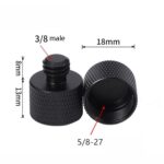 4 tornillos adaptadores de 5/8 hembra a 3/8 macho., 5/8 Female to 3/8 Male Screw - Imagen 2