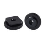 Tornillo de tuerca simple de zapata caliente de aluminio de 2 piezas, 5/8 Male to 1/4 Female Adapter