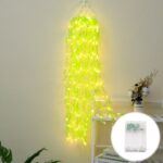 0.9m 100 LED Simulación Verde Plantación Alambre de cobre Luz decorativa, Especificaciones:, Battery Box